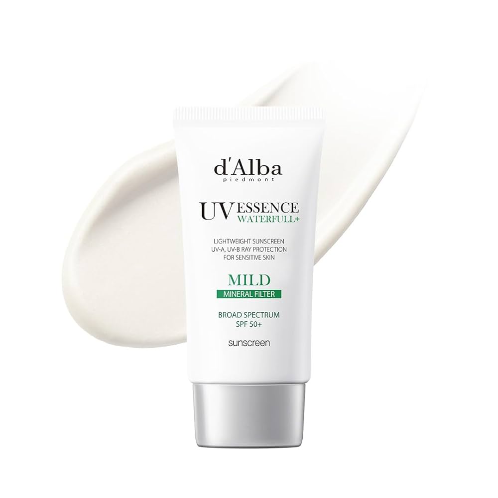 d'Alba UV Essence Waterfull Mild Mineral Filter Broad Spectrum SPF 50+ Sunscreen 50ml