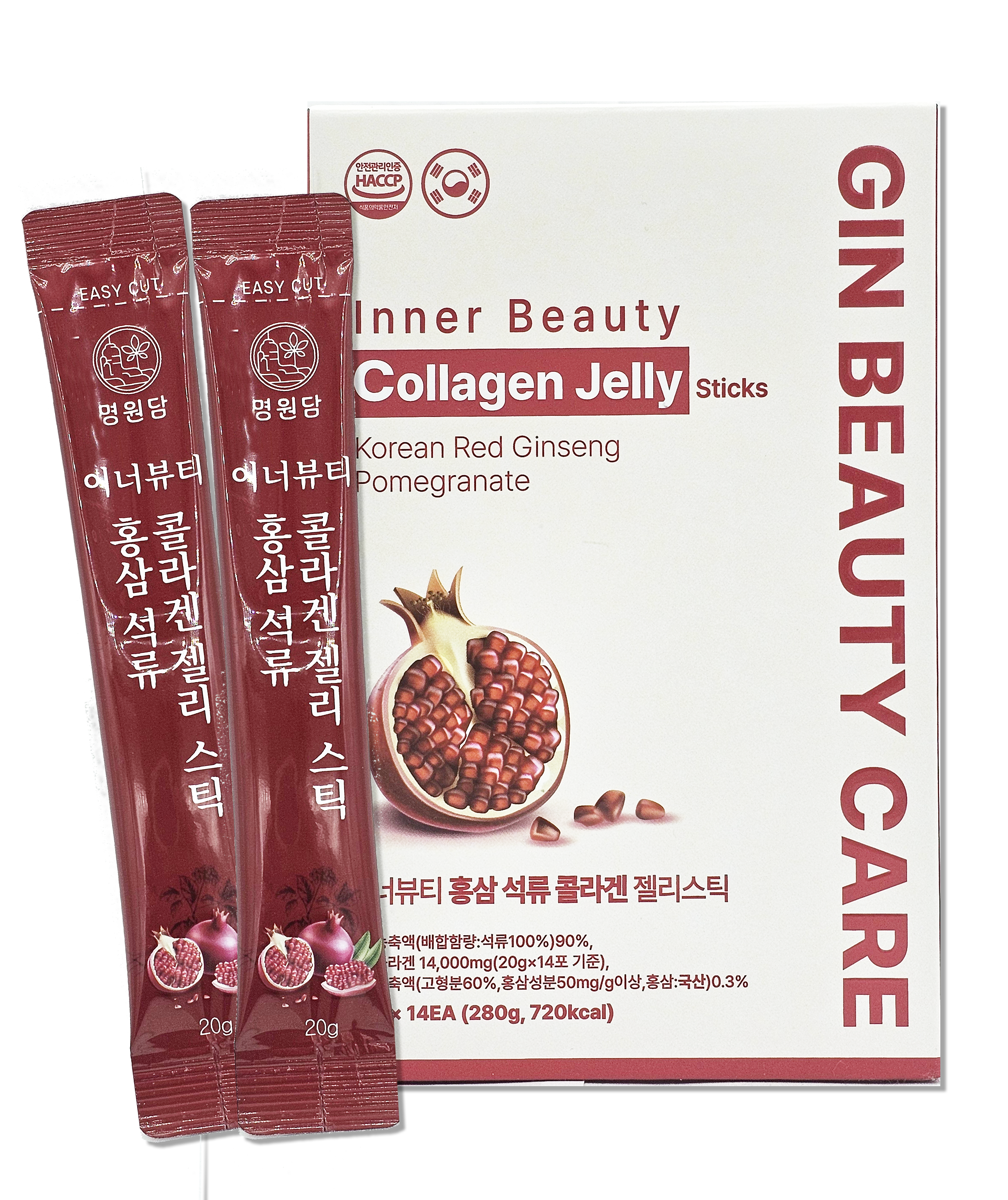 Myeongwondam Inner Beauty Collagen Jelly Sticks 20g x 14 ea