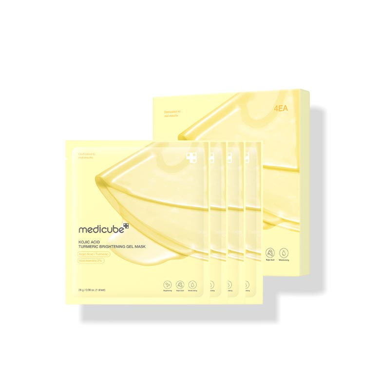 Medicube Kojic Acid Turmeric Brightening Gel Mask 1 Box