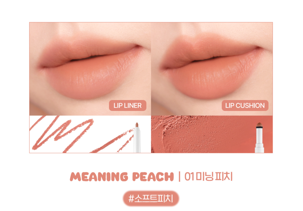 Ipkn Fluffy Lip Pencil 01 Meaning Peach