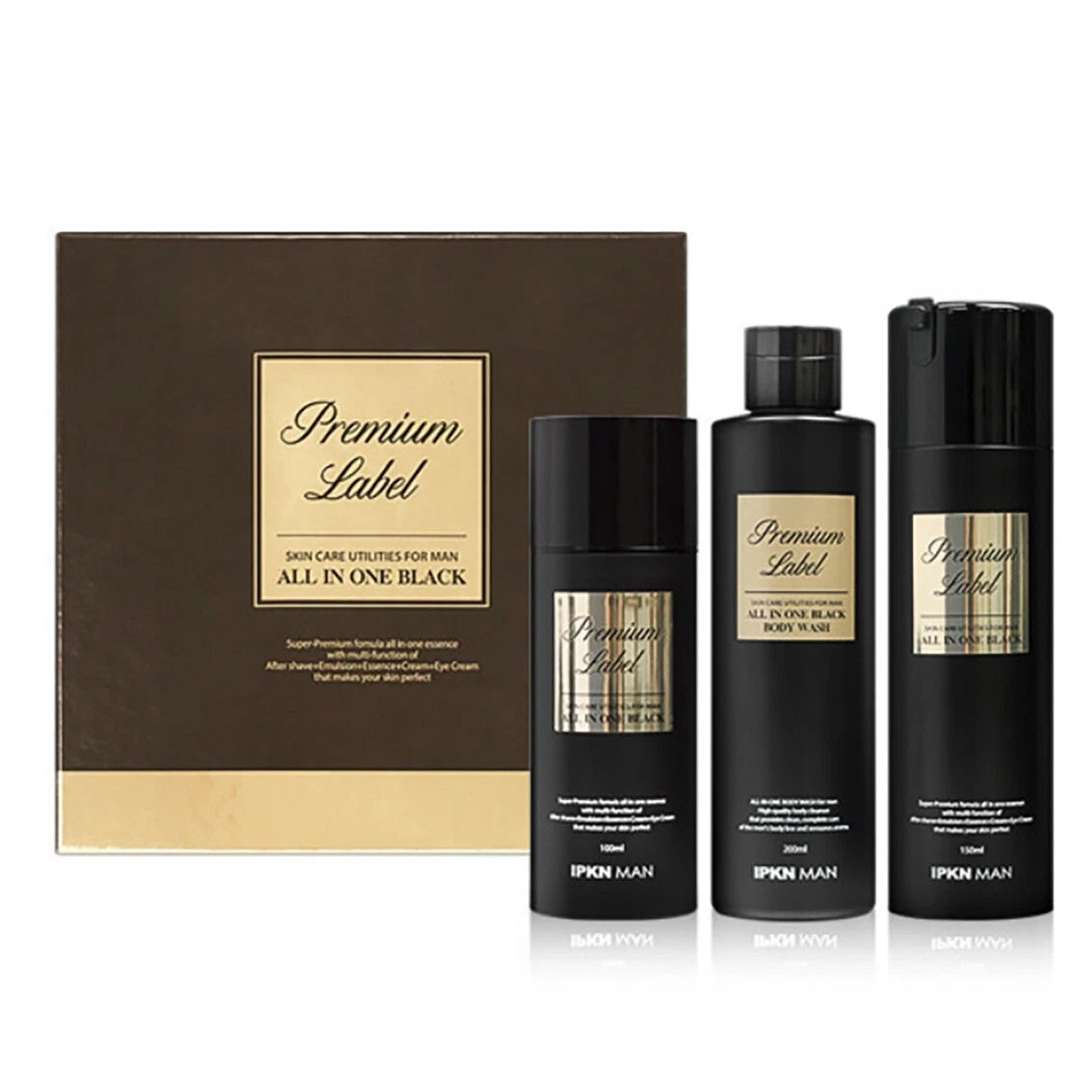 Ipkn Premium Label All in One Black For Man